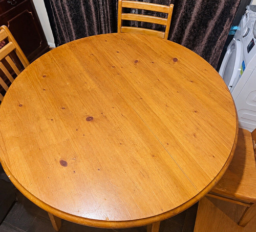 Used round brown - round, wooden