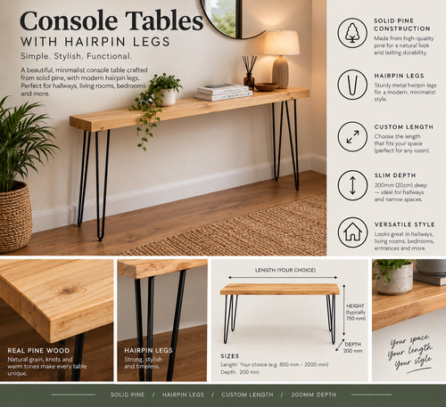 Console table - console,