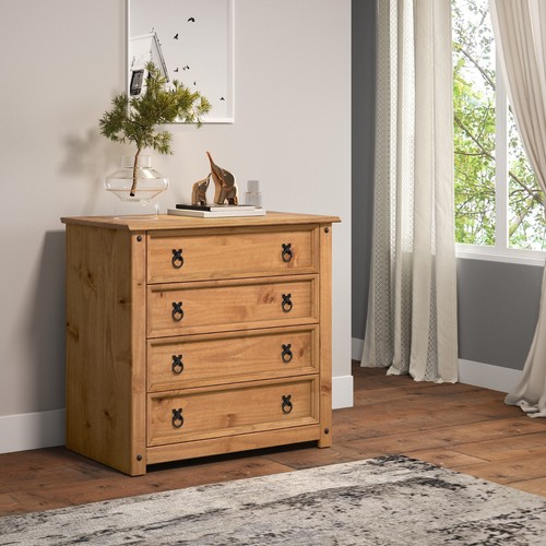 Corona chest drawers rustic - of,