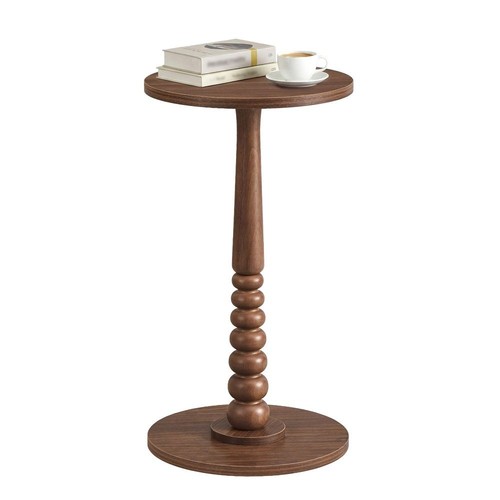 Round side table with solid - round,