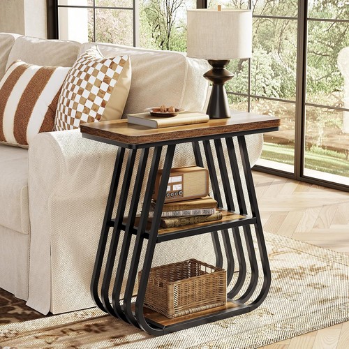 Industrial end table tier - industrial, 3-tier