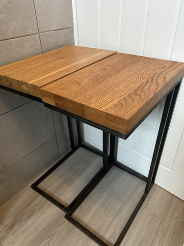 Pair side tables - of,