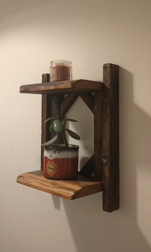 Multi shelf rustic handmade - shelf,, rustic,
