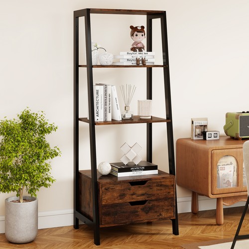 Tier ladder shelf with - 4-tier,