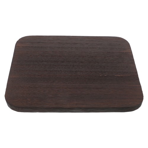 Dark brown wooden riser stand - dark,