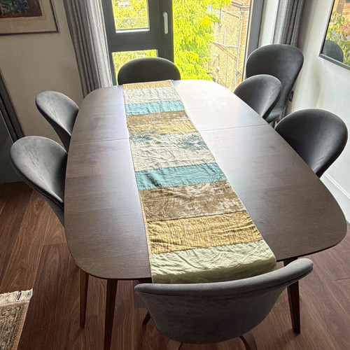 Rectangular dark wood dining - rectangular,