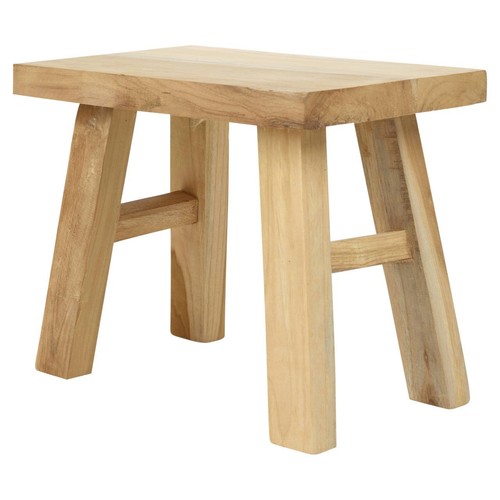 Solid teak wood side table - solid,