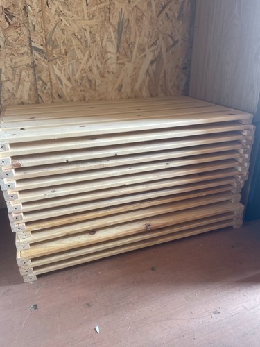 Ikea hejne pine wood shelves - ikea,