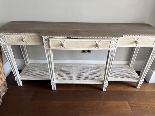 Painted console table - painted,