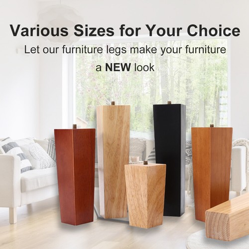 Wood furniture tapered legs - 4x,