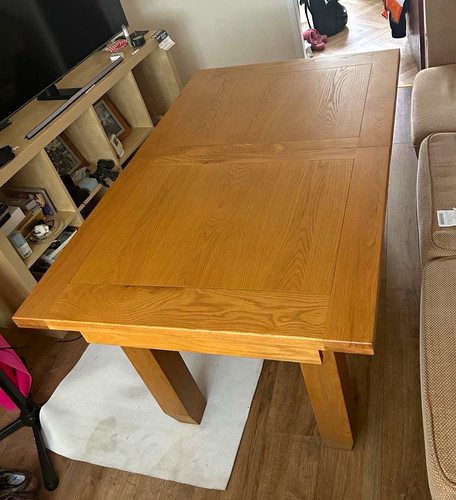 Extendable brown wooden - extendable,