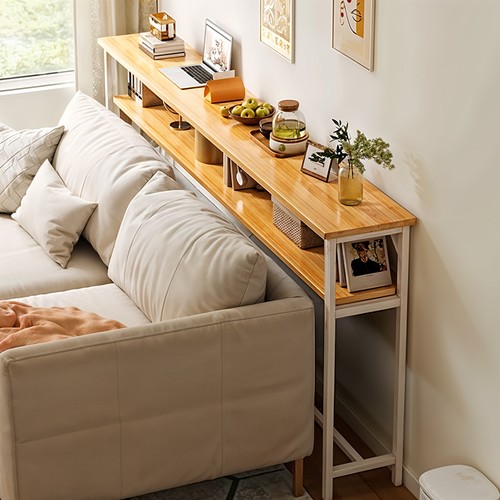 Slim sofa back - storage, shelf