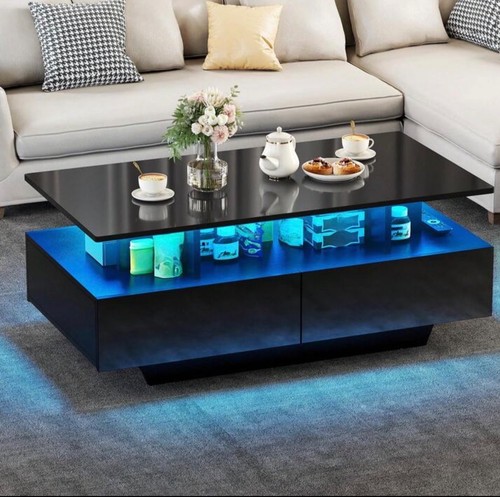 Led coffee table with - with, 4
