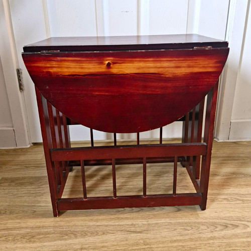 Wooden drop leaf - drop-leaf, side