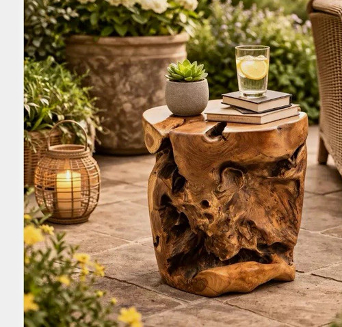 Solid teak root - solid,