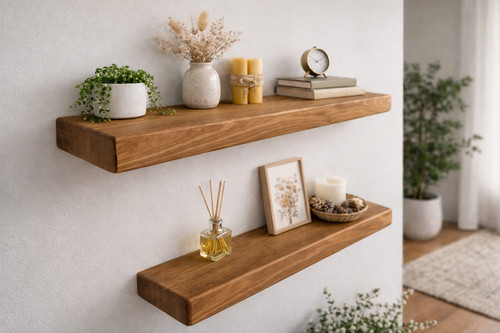Floating shelf solid wood - floating,