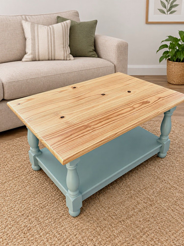 Upcycled painted wood coffee - upcycled,