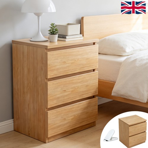 Modern bedside table drawers - bedside,