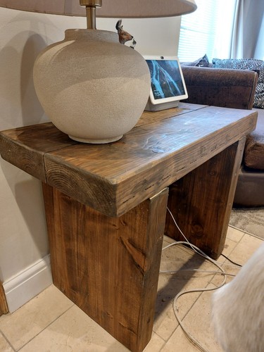 Large side table rustic - large,