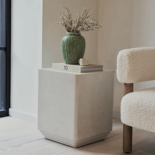 Concrete effect square side
