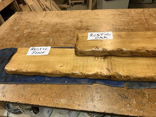 22cm live edge rustic shelf - 22cm,