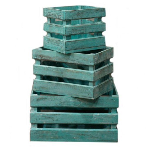 Wooden storage crates - storage, –