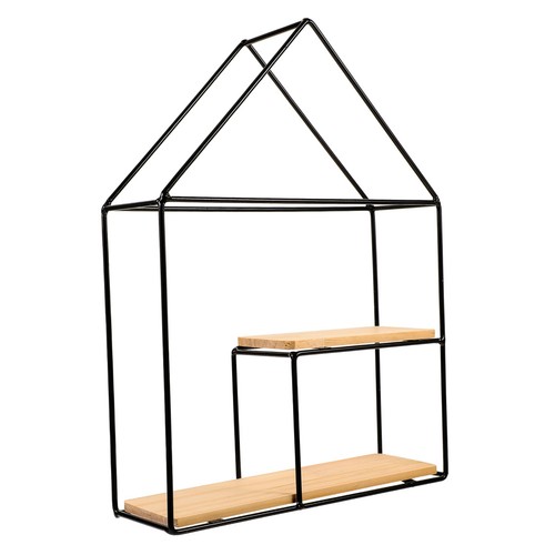 Sturdy black iron - sturdy, shelf