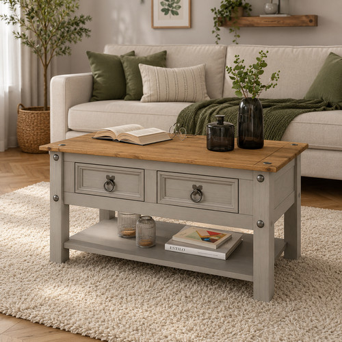 Corona coffee table - corona, grey
