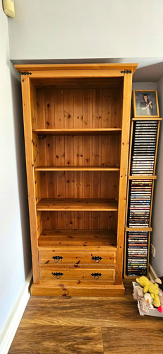 Freestanding wood bookcase - wood,