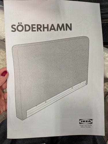 Ikea soderhahm armrest section - soderhahm,