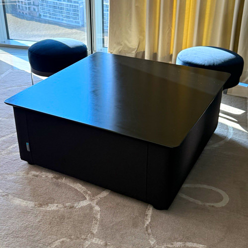 Fama black lift top coffee - black,