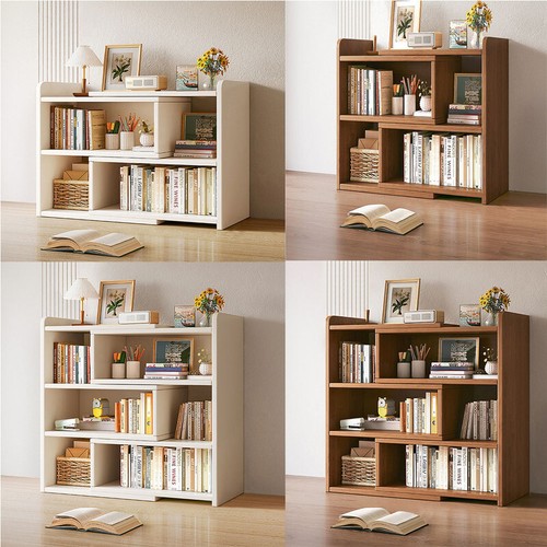 Wooden desktop bookshelf - wooden,