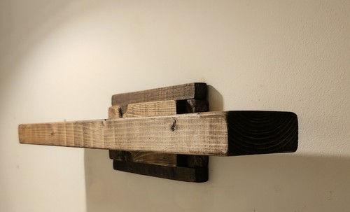 Wall shelf 120cm - width, solid