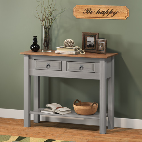 Corona console table grey - corona,