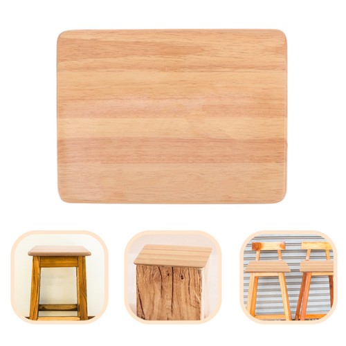 Square wooden stool seat - square,