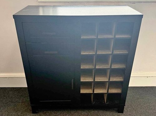 Black wood freestanding - wood,